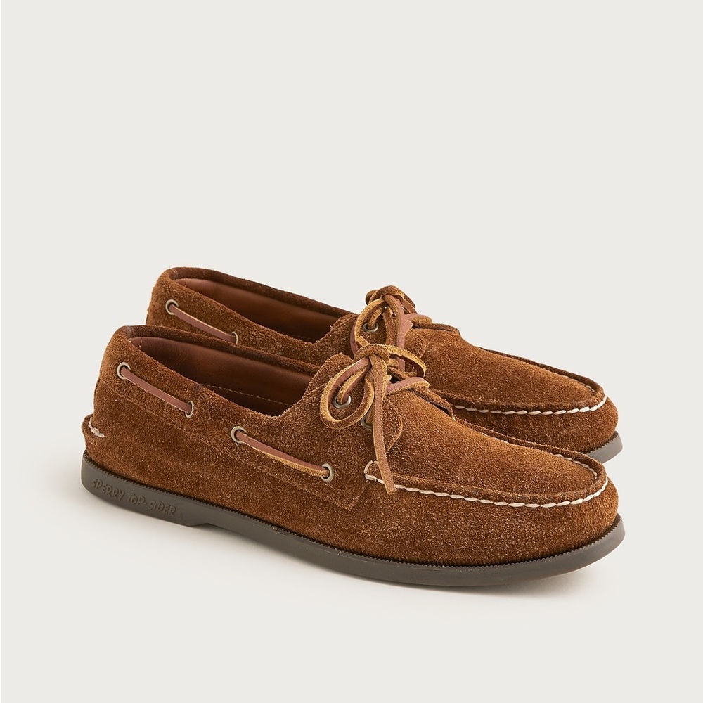 Sperry® X J.Crew Original unisex two-eye boat shoes in roughout suede CH137